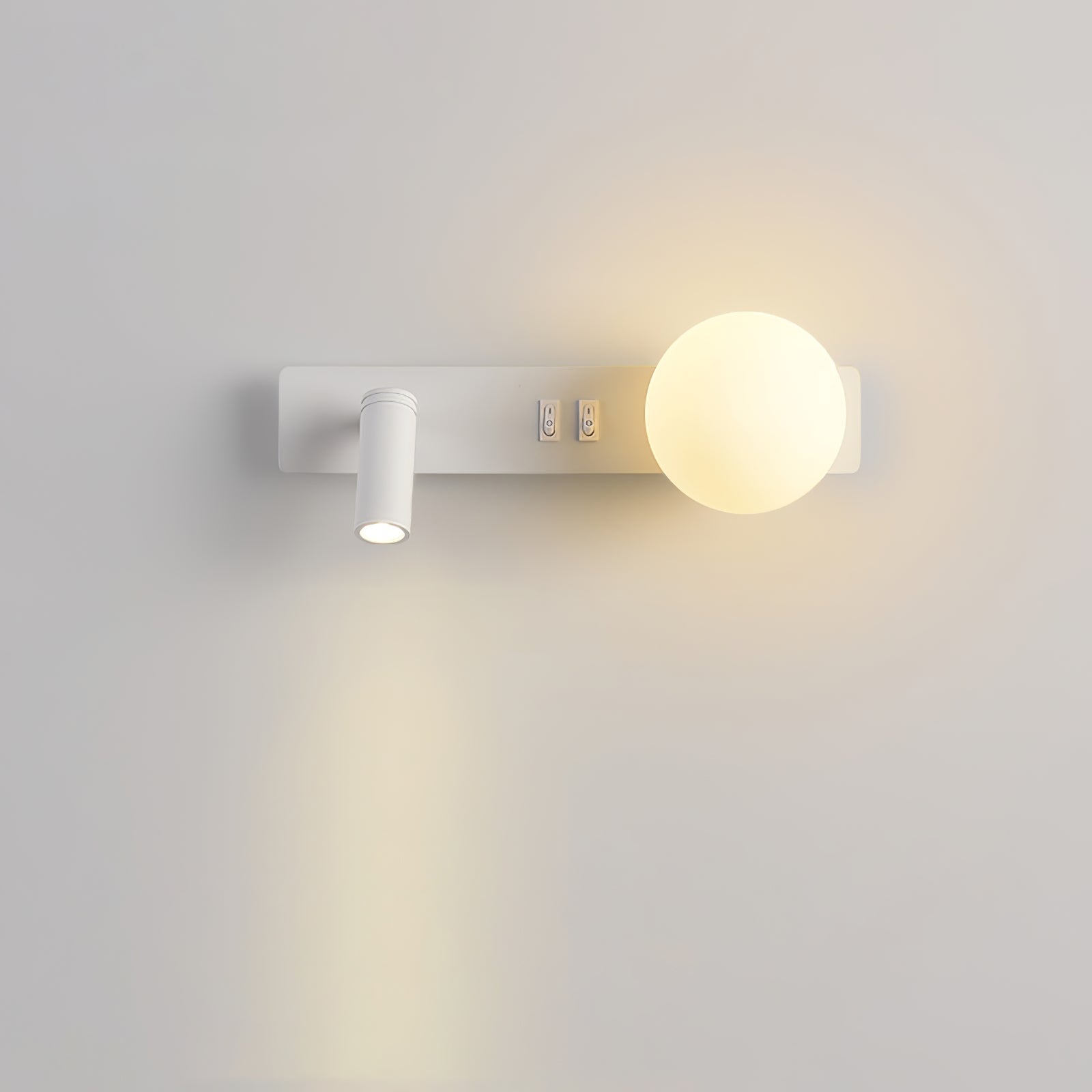 Alraeion Applique Murale en Verre Minimaliste Moderne