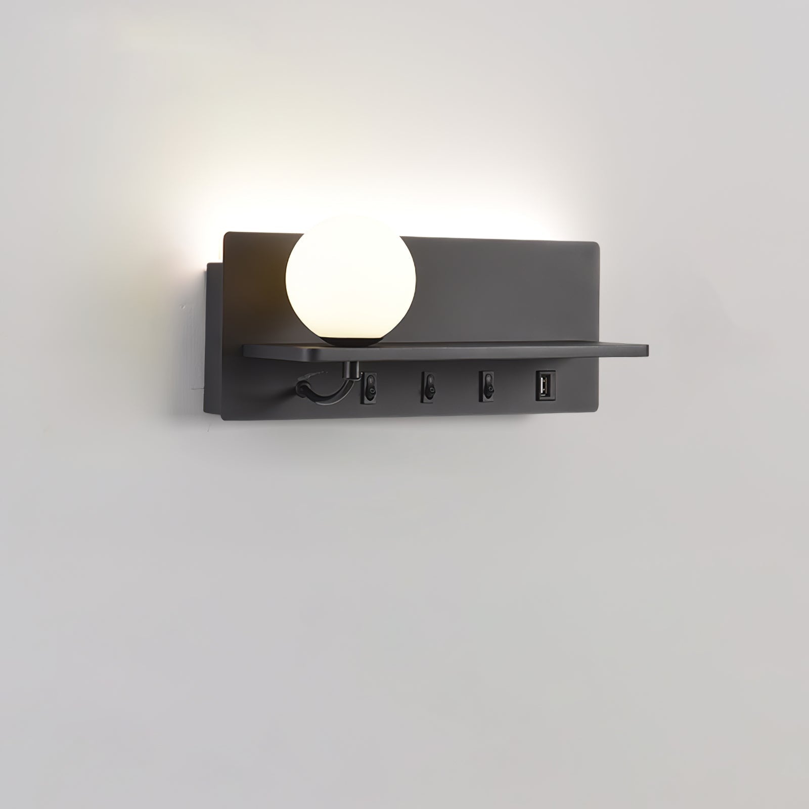 Alraeion Applique Murale en Verre Minimaliste Moderne