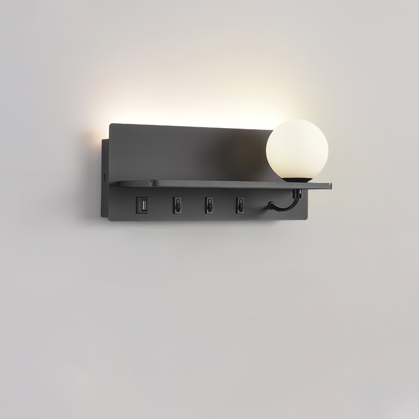 Alraeion Applique Murale en Verre Minimaliste Moderne