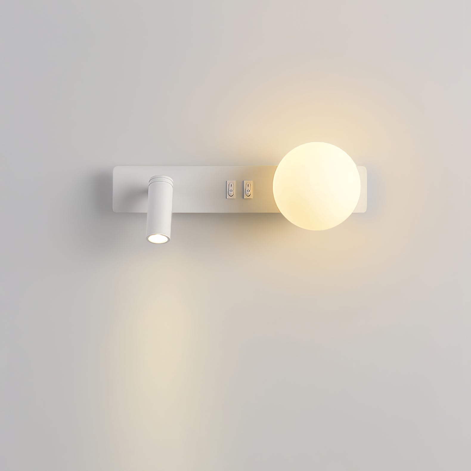 Alraeion Applique Murale en Verre Minimaliste Moderne