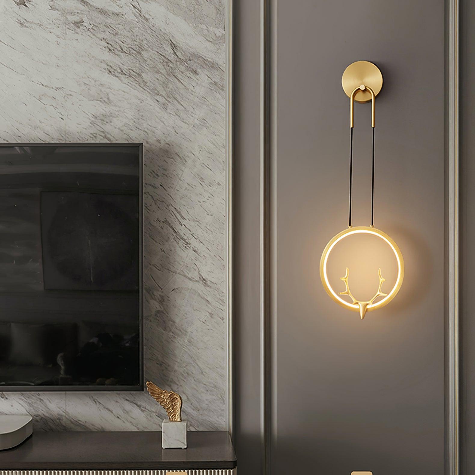 Celesta Applique murale fantaisiste en laiton