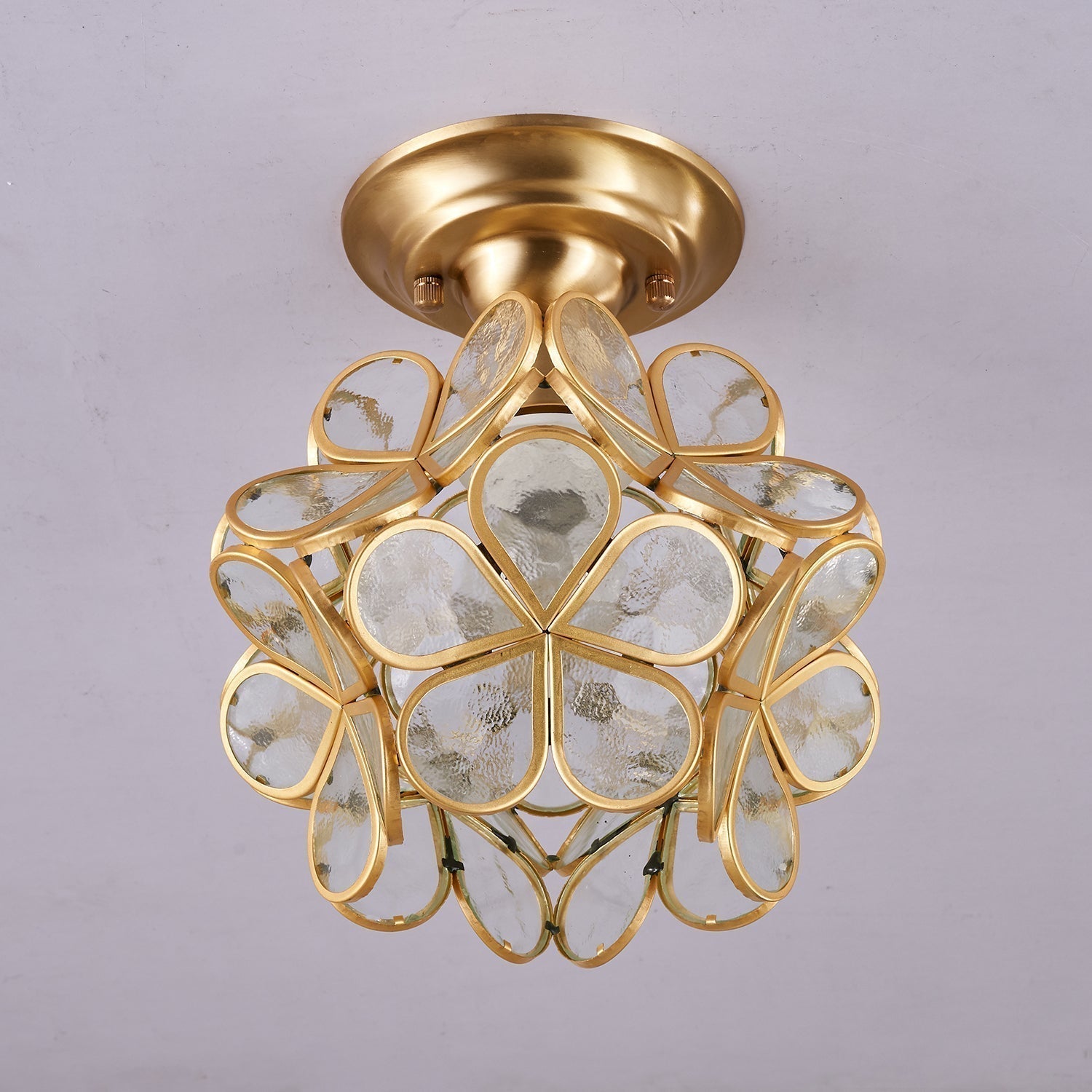 Ullaeiel Plafonnier Luxe Bloom Doré