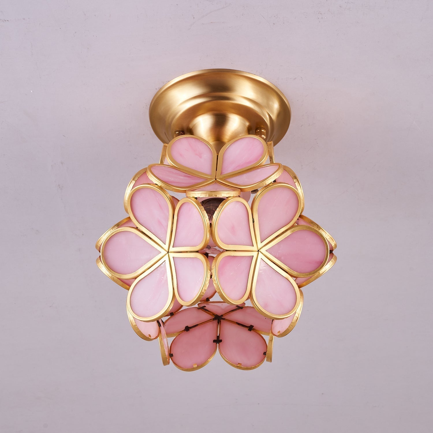 Ullaeiel Plafonnier Luxe Bloom Doré