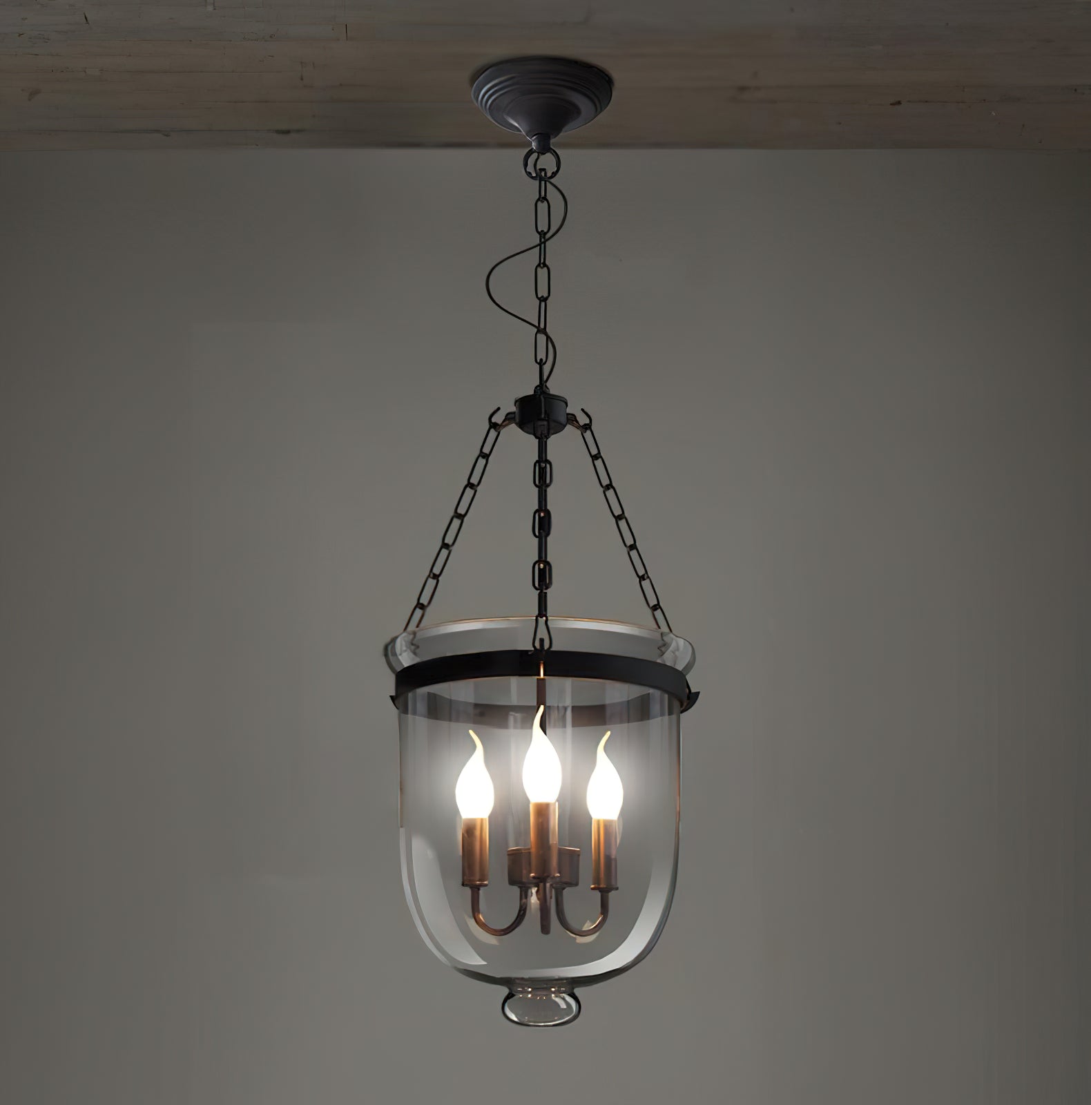 Avshaora Suspension Industrielle Vintage En Métal Et Verre