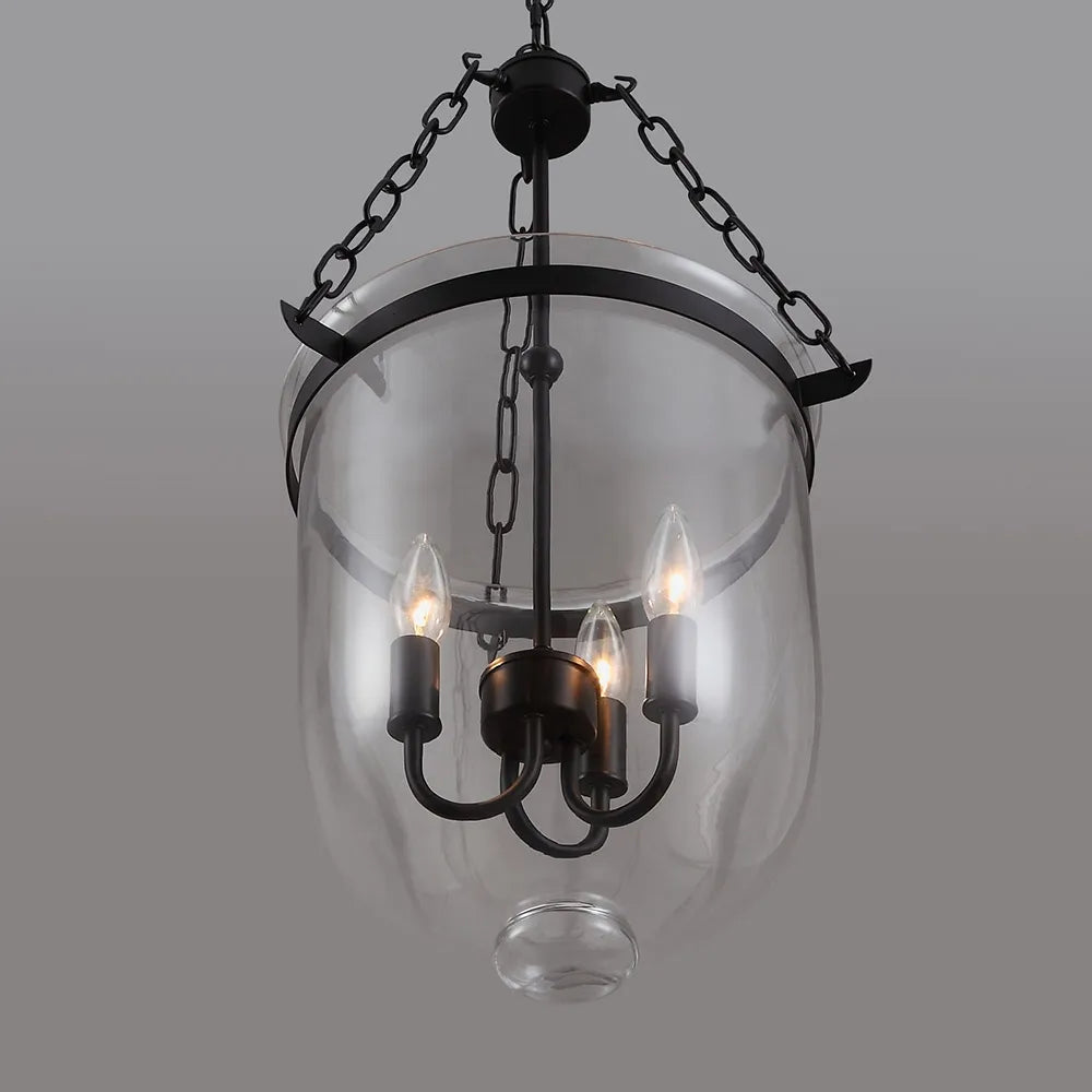 Avshaora Suspension Industrielle Vintage En Métal Et Verre