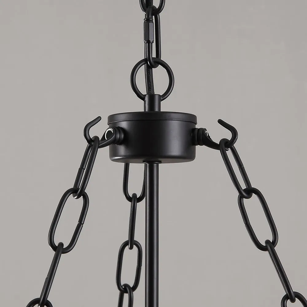Avshaora Suspension Industrielle Vintage En Métal Et Verre