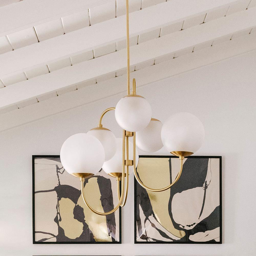 Zathaor Lustre En Verre Et Métal à Créativité Individuelle