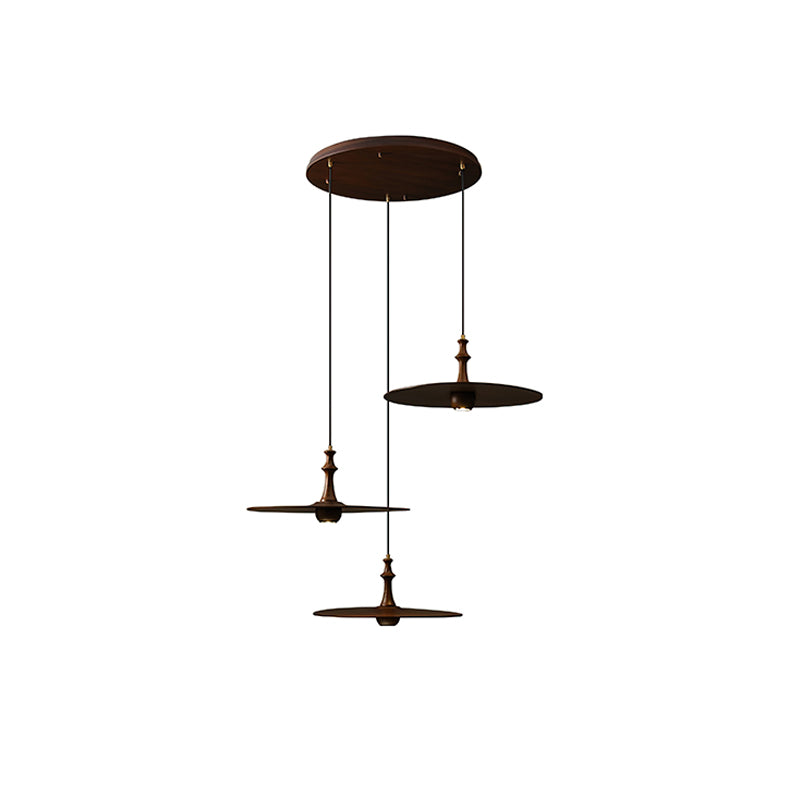 Syrinyra Suspension Sculpturale Disque Bois