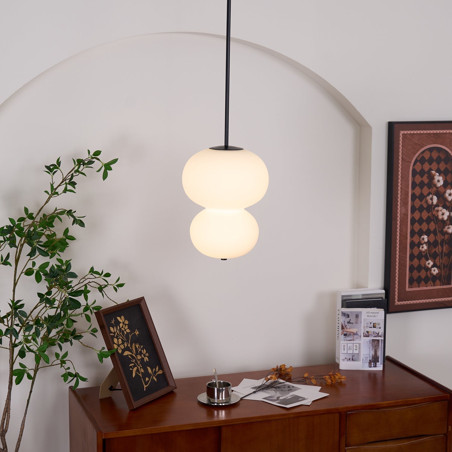 Warren Suspension en Verre Minimaliste