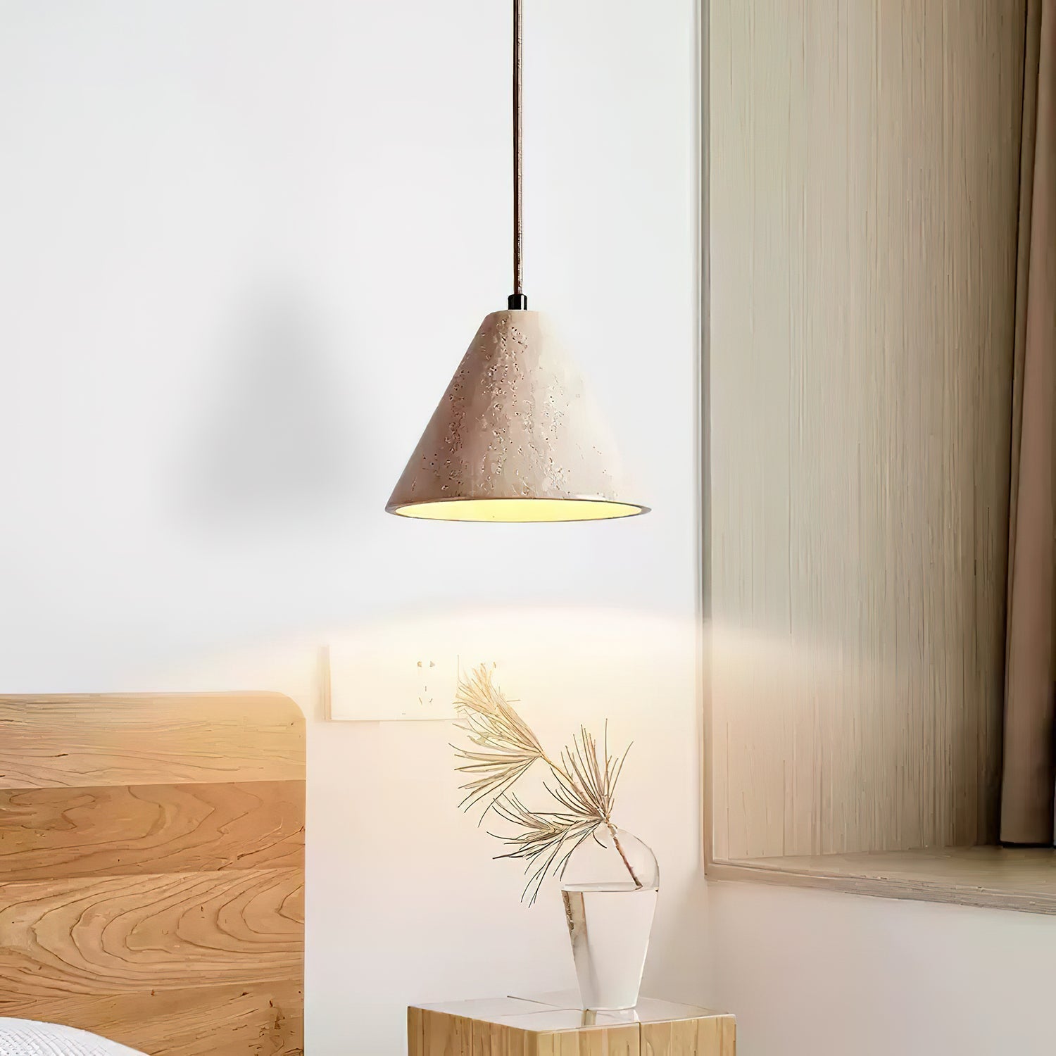 Cezoriel Suspension Moderne en Travertin