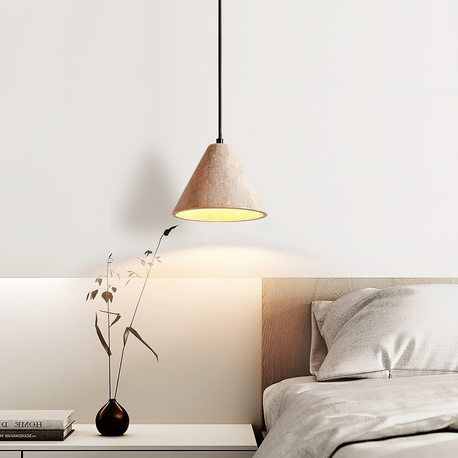 Cezoriel Suspension Moderne en Travertin