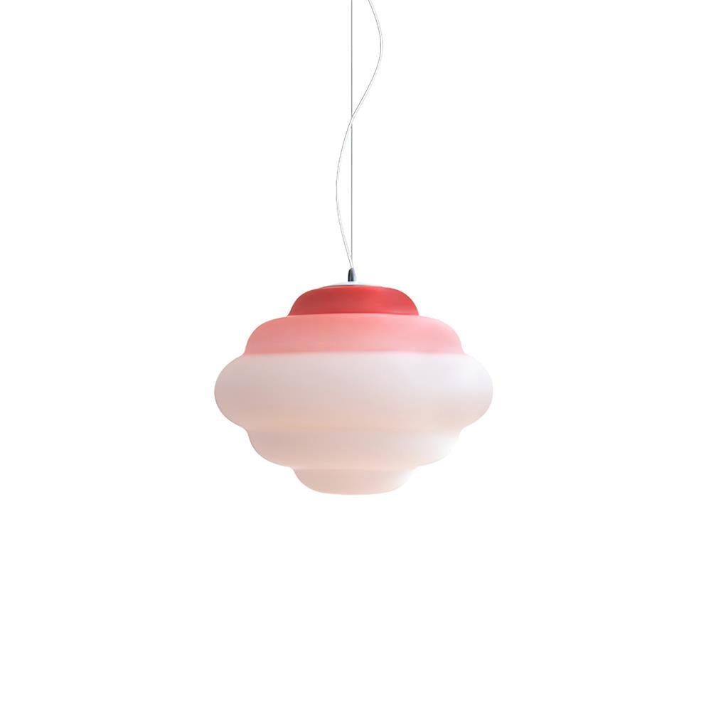 Eurvenara Premium Nordic Art Nuageux Verre Pendentif Lampe