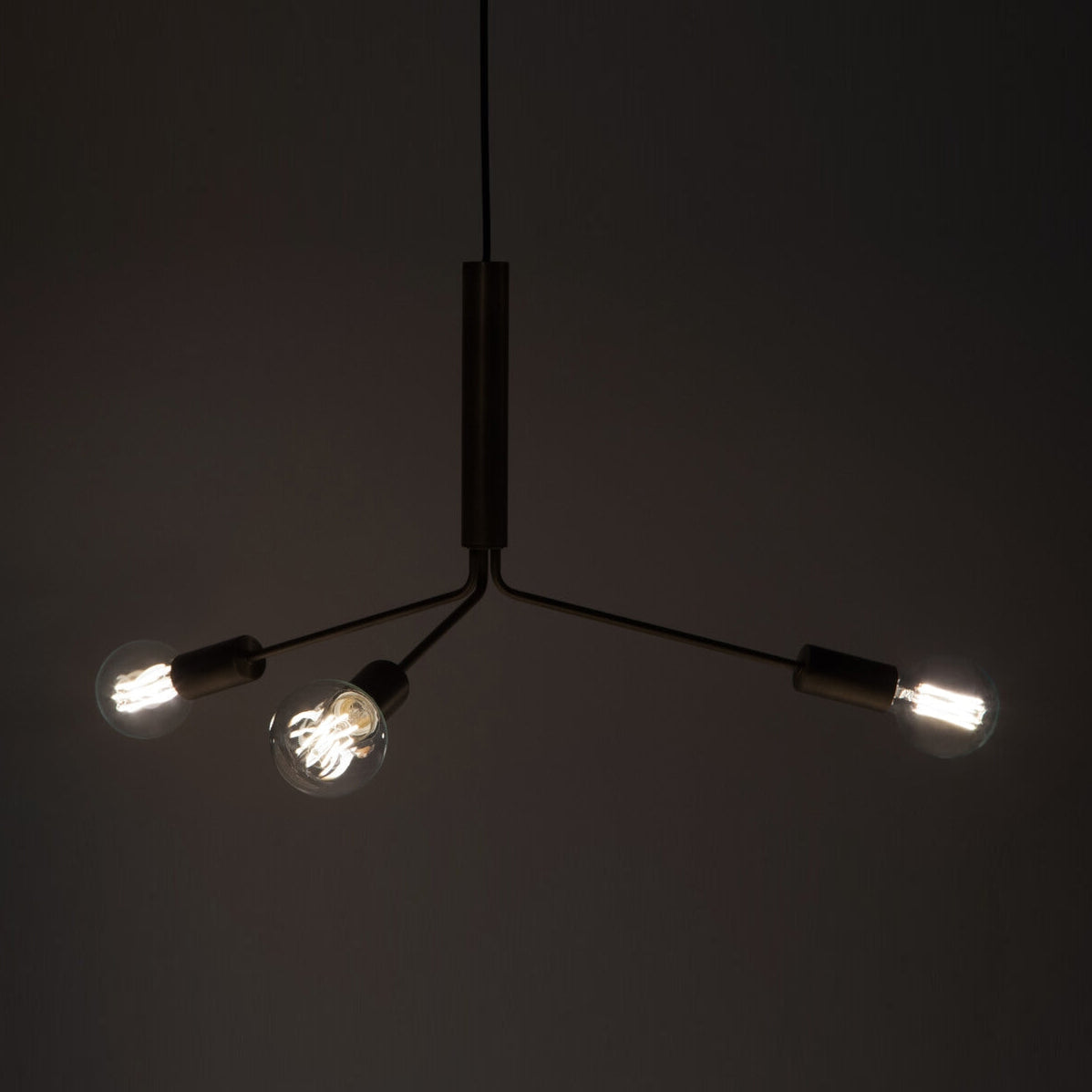 Mysolisra Lustre Moderne Minimaliste En Métal De Style Métro