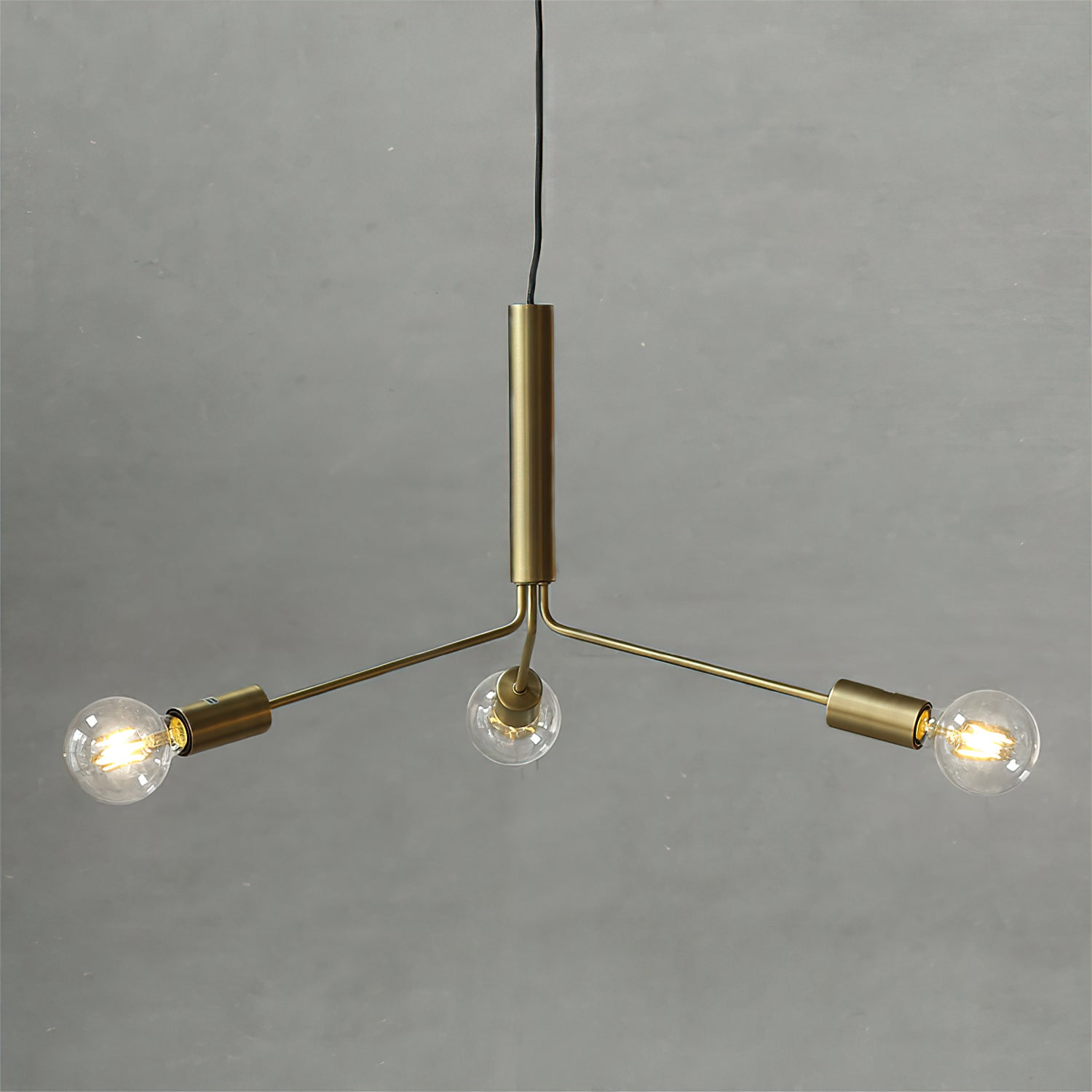 Mysolisra Lustre Moderne Minimaliste En Métal De Style Métro