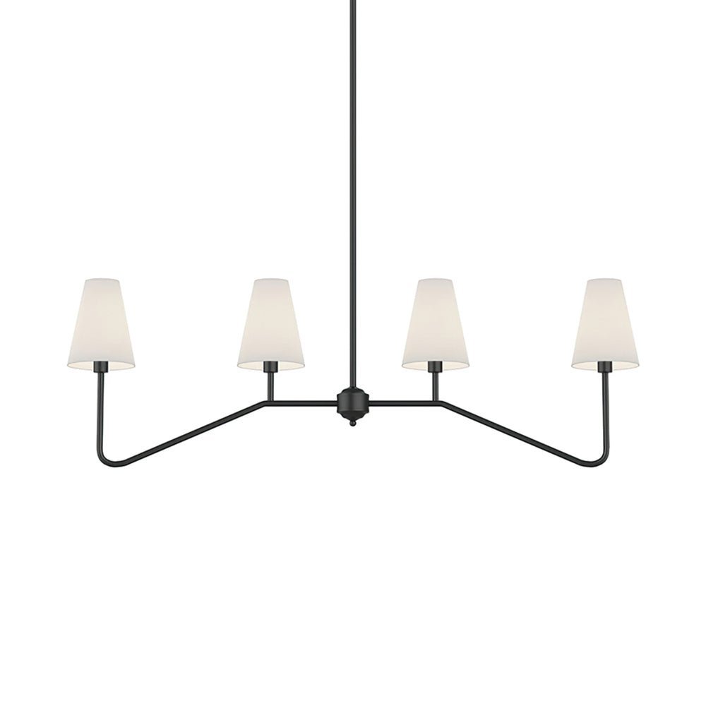 Lustra Lustre Laiton Courbé Beige Linéaire