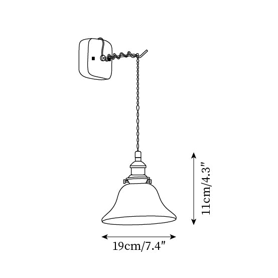Bell Applique Murale Laiton Vert Moderne