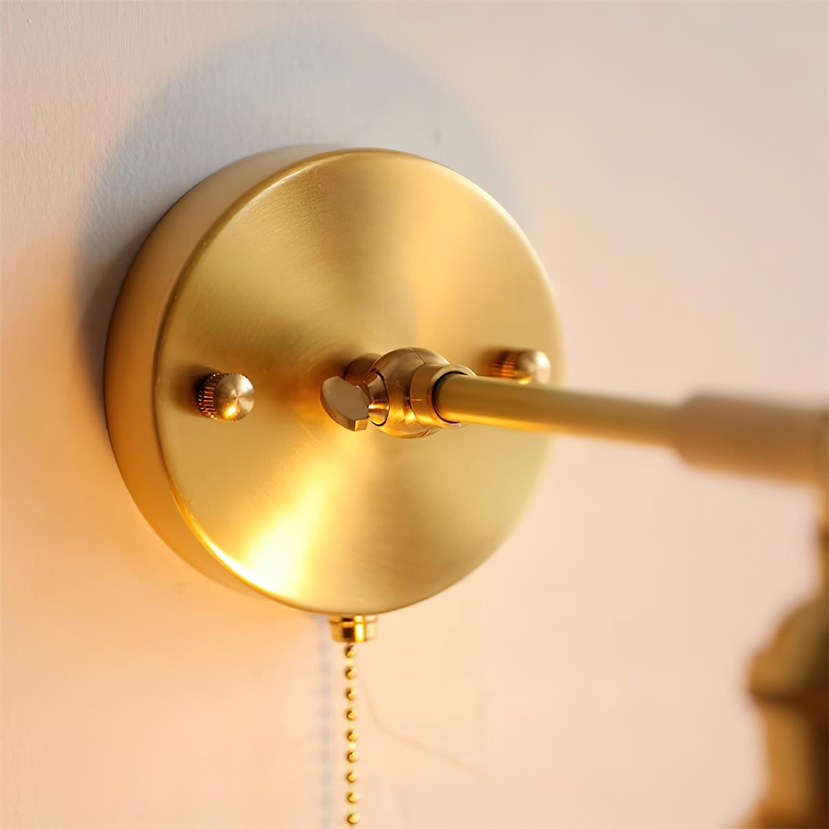 Bell Applique Murale Laiton Vert Moderne