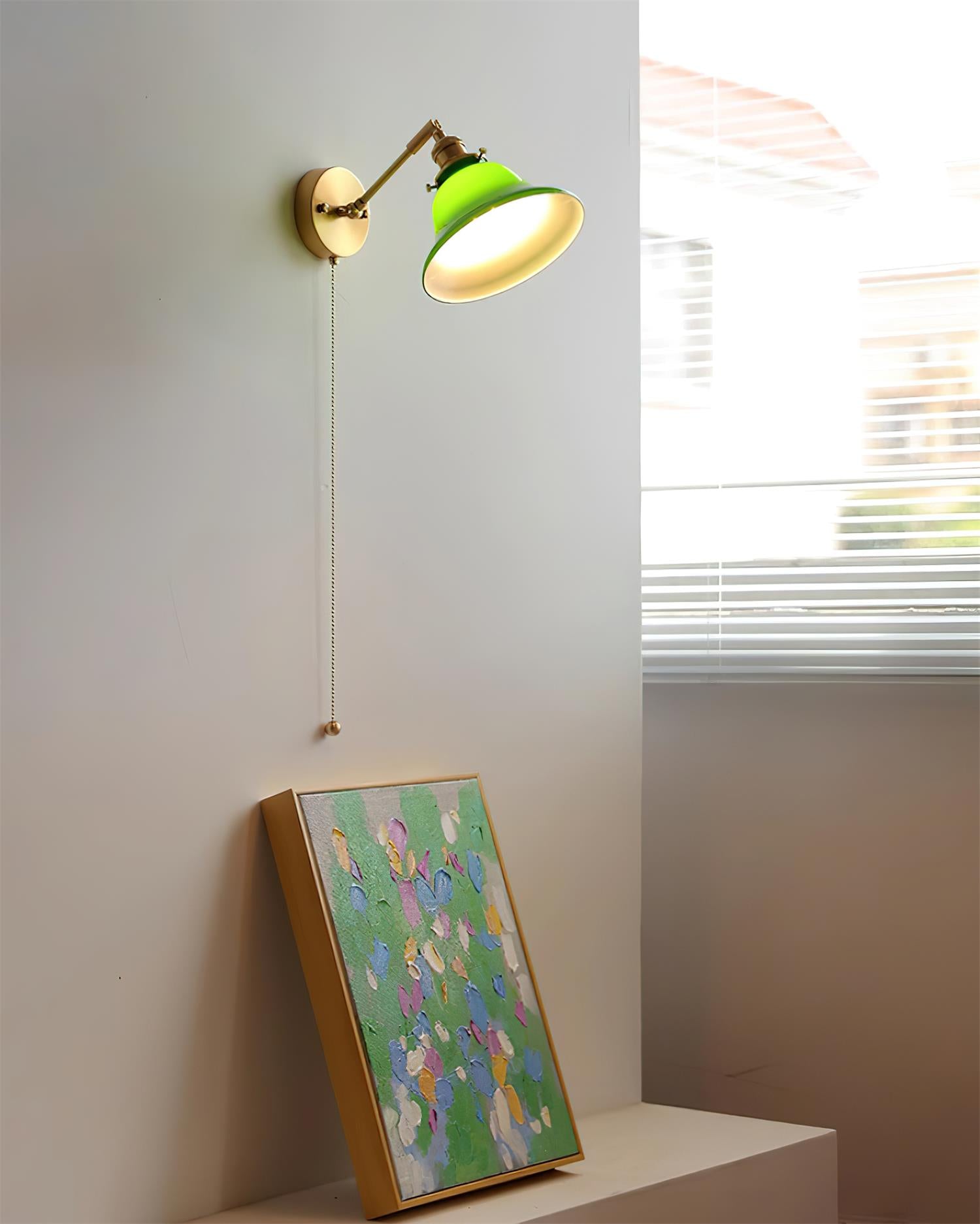 Bell Applique Murale Laiton Vert Moderne