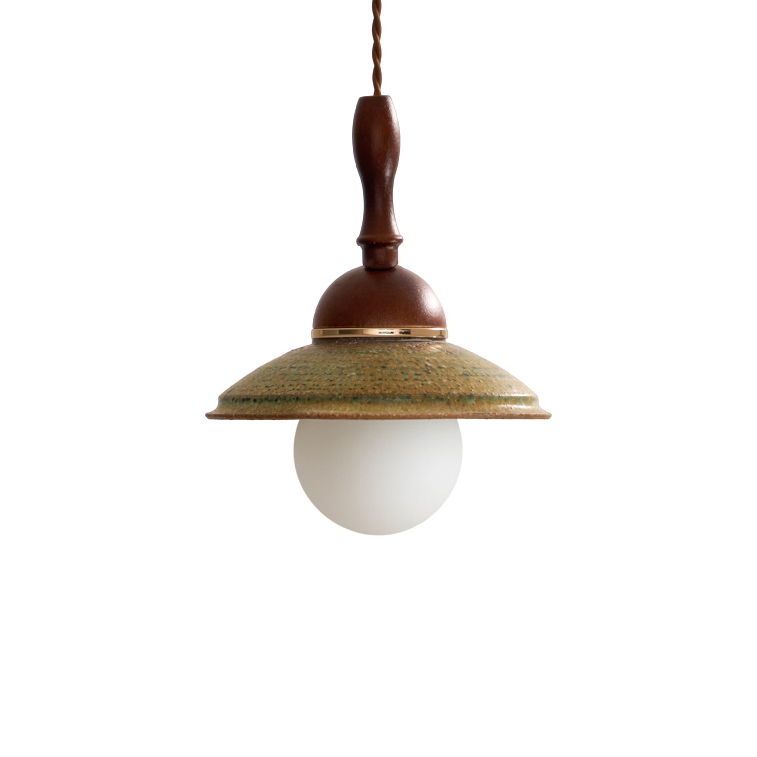 Ulsilia Suspension Art en Bois et Céramique
