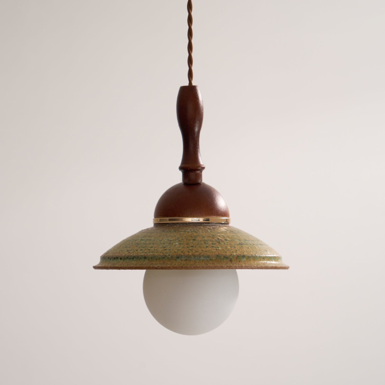 Ulsilia Suspension Art en Bois et Céramique