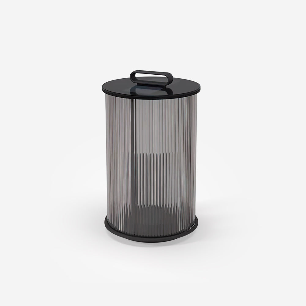 Greta Lampe Extérieure Cylindre en Acier Inoxydable Moderne