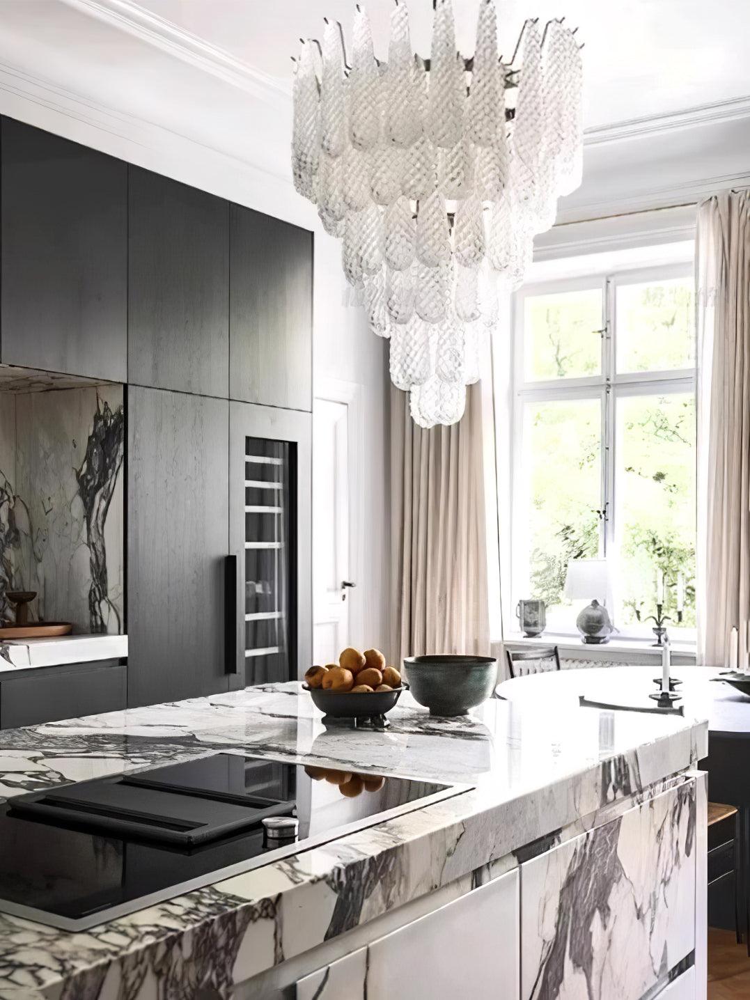 Zemaryra Lustre en Verre Murano Luxueux