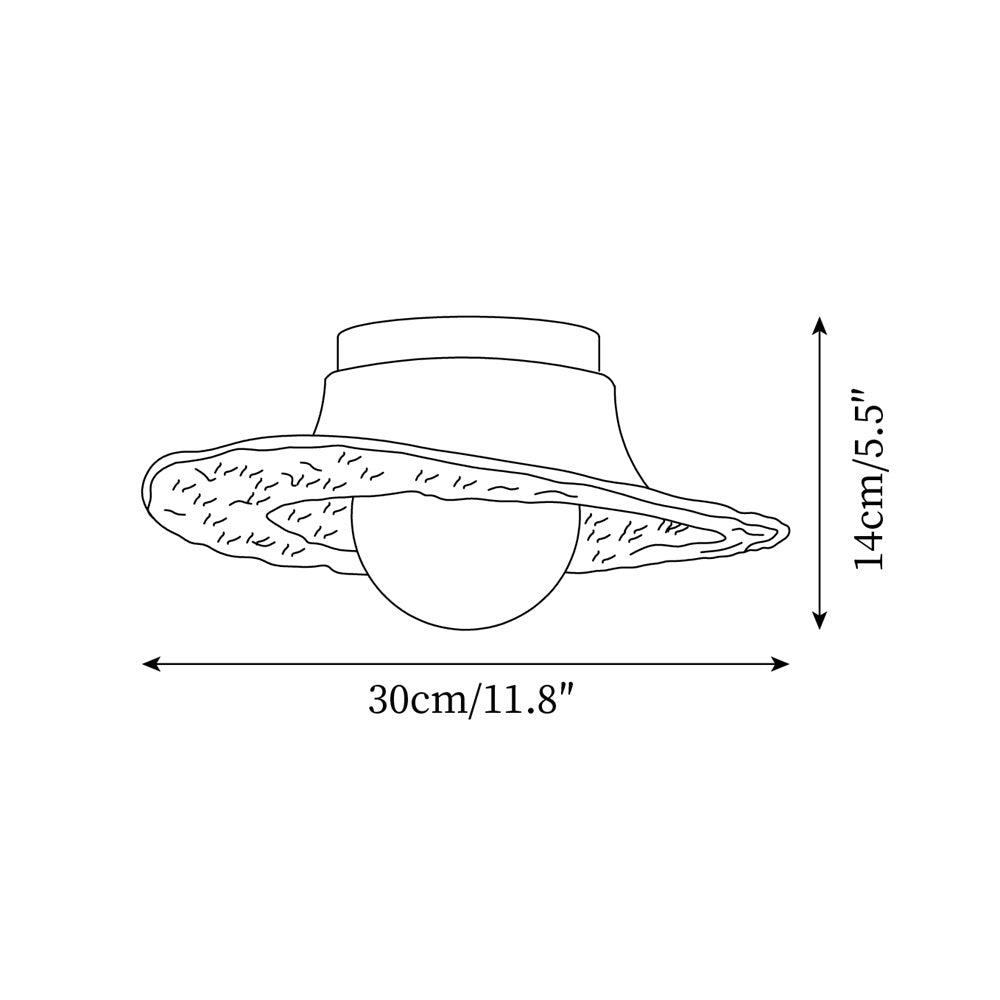 Plafonnier Nivra Chapeau