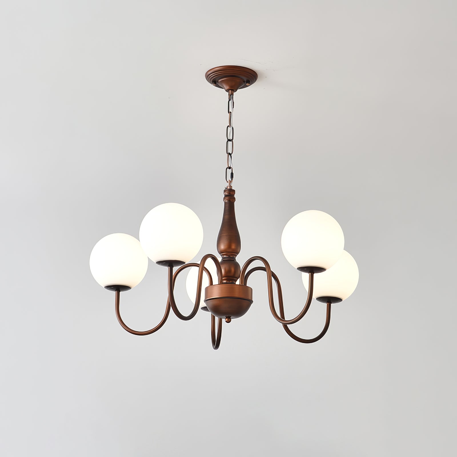 Lustra Lustre Cuivre Verre