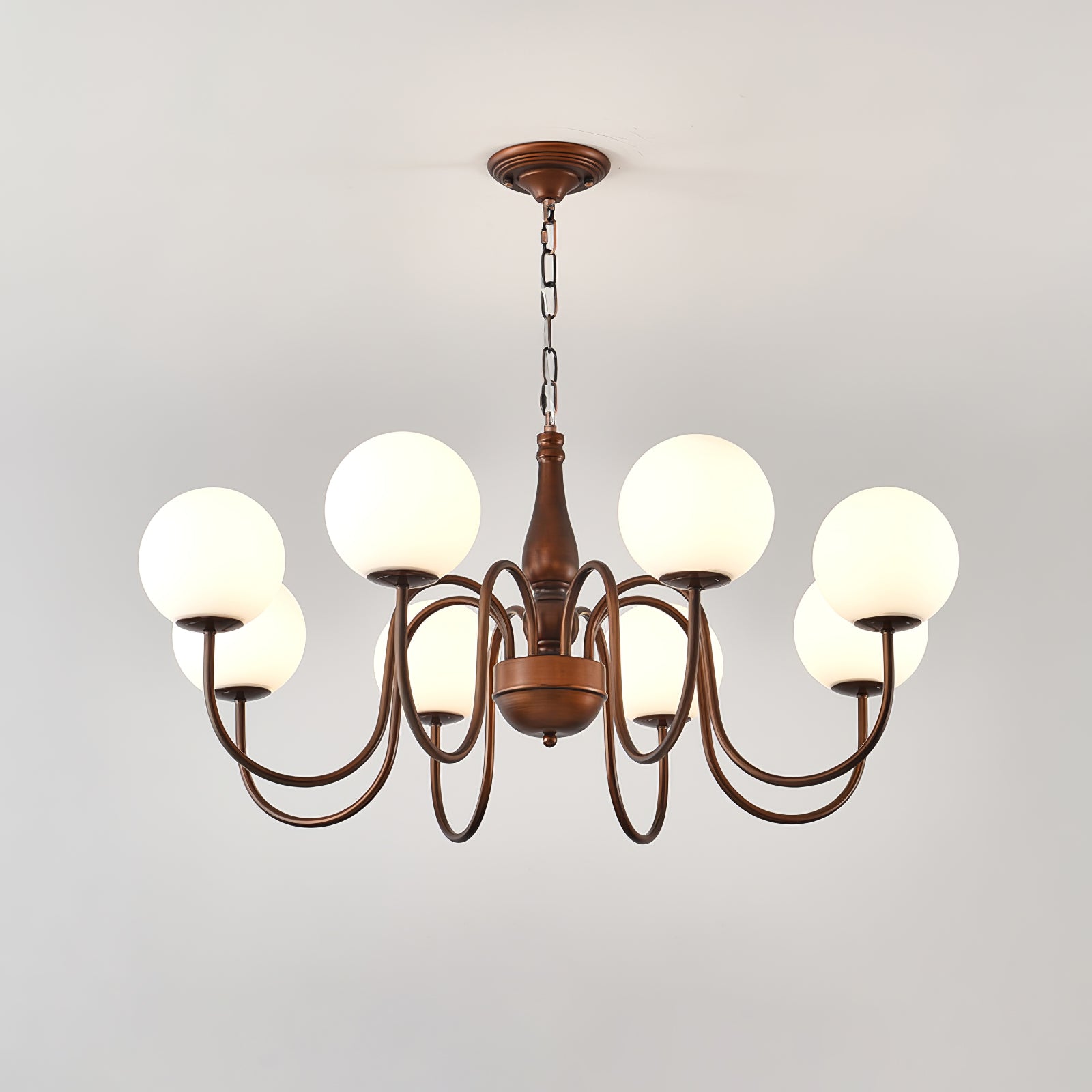 Lustra Lustre Cuivre Verre