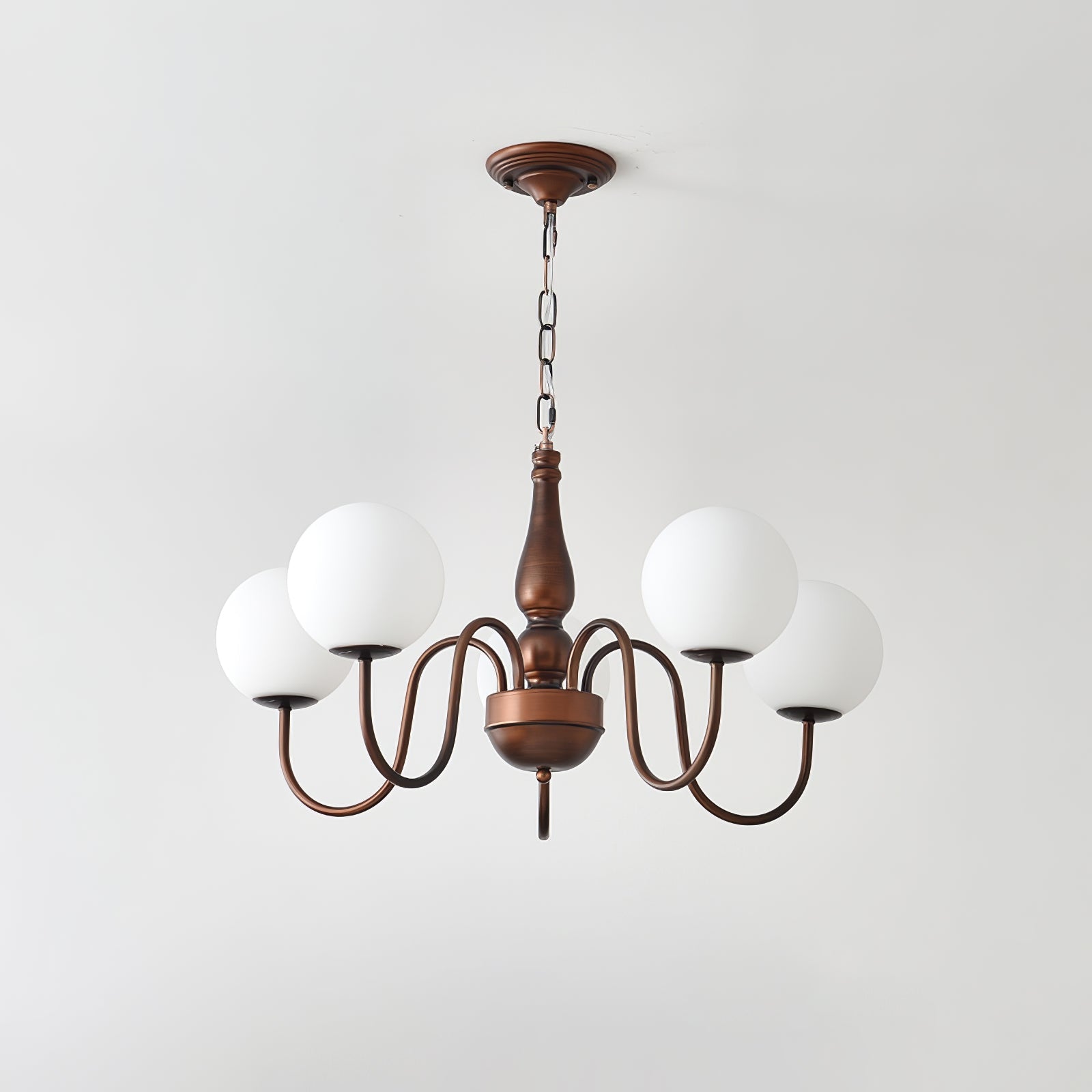 Lustra Lustre Cuivre Verre