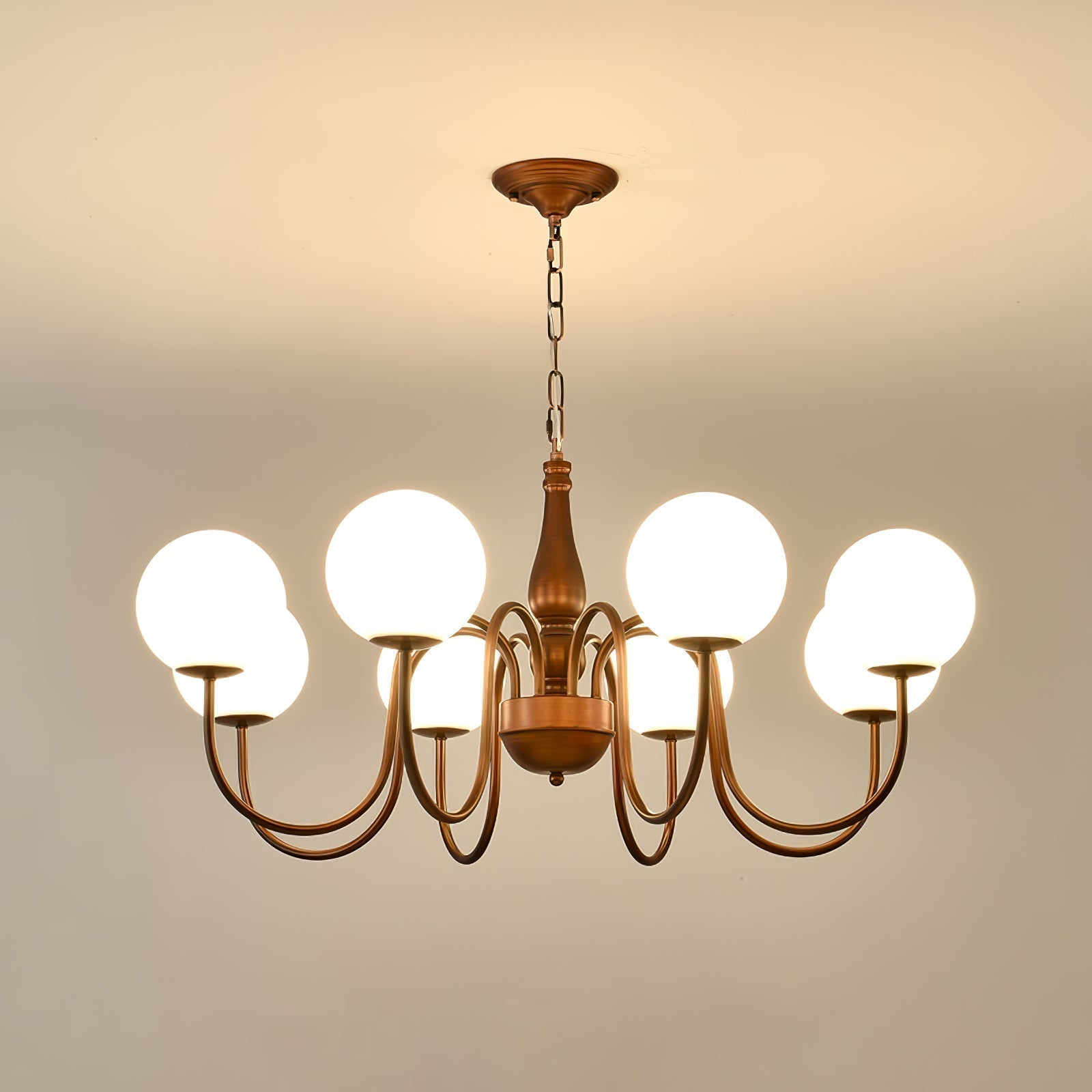 Lustra Lustre Cuivre Verre