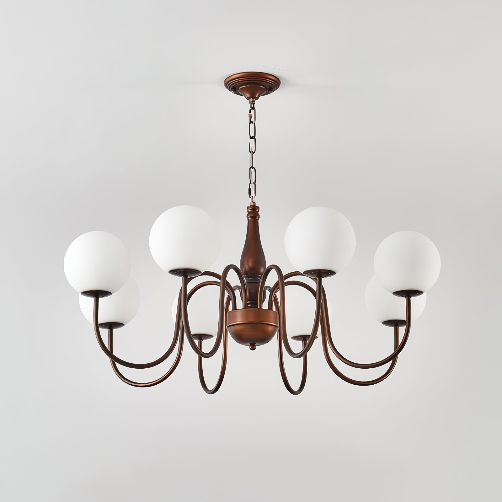 Lustra Lustre Cuivre Verre