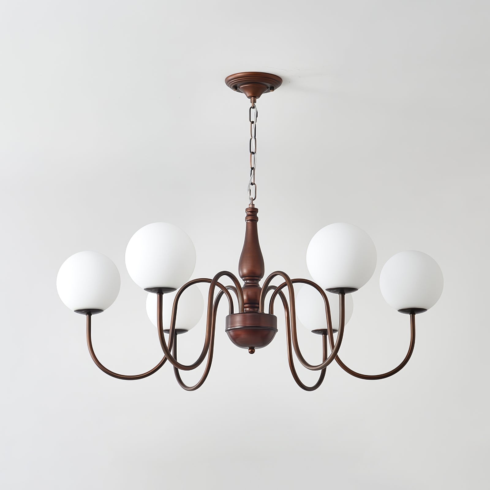 Lustra Lustre Cuivre Verre