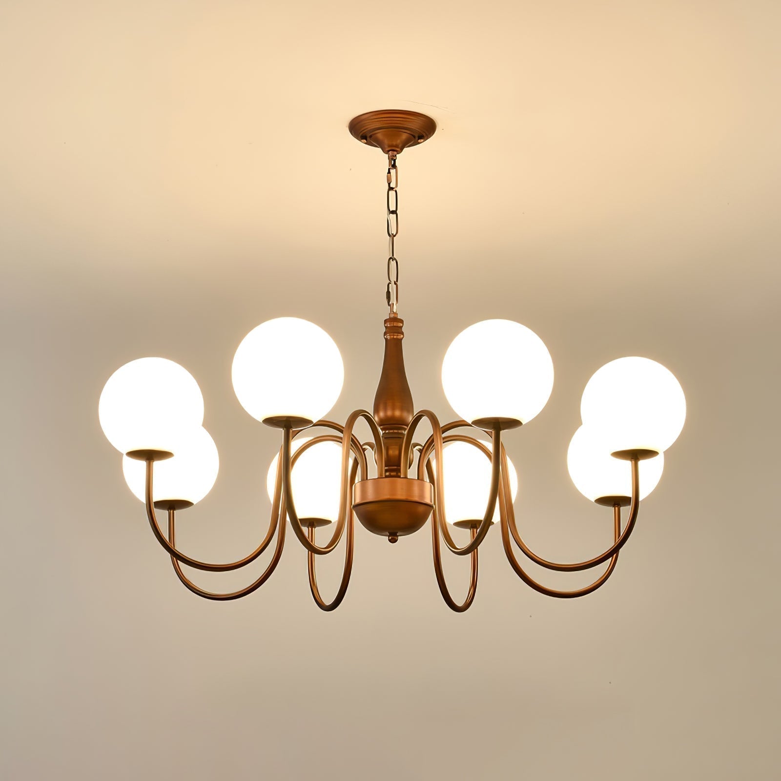 Lustra Lustre Cuivre Verre