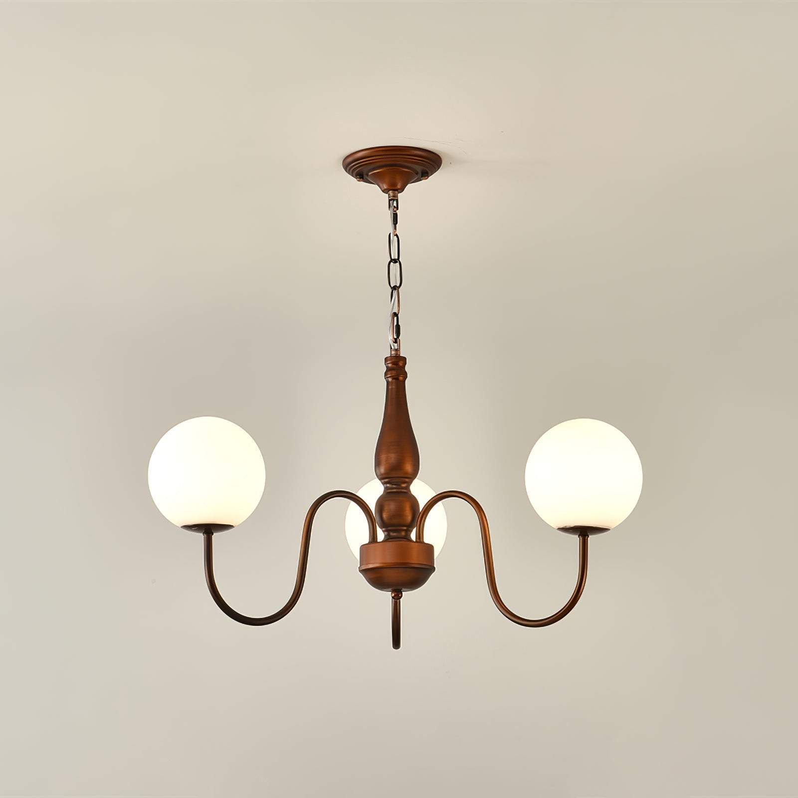 Lustra Lustre Cuivre Verre