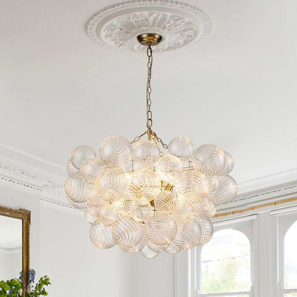 Aurora Lustre Moderne en Verre Boule Bulle