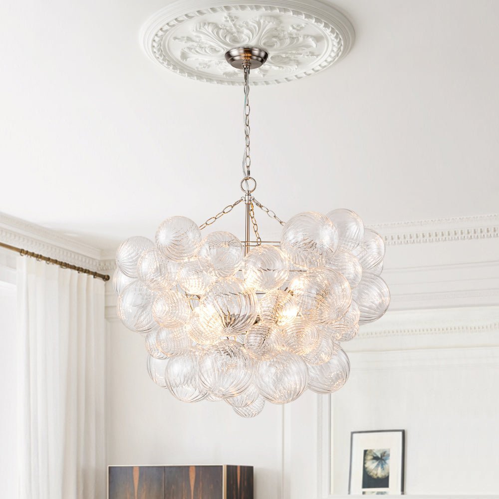 Aurora Lustre Moderne en Verre Boule Bulle