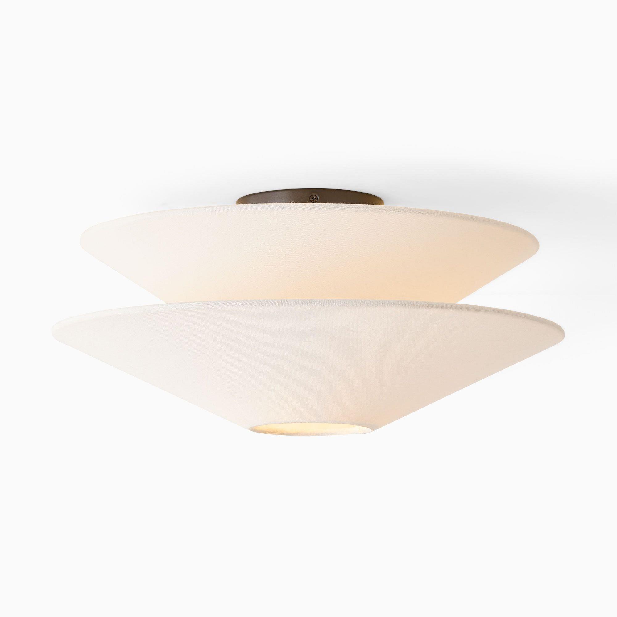 Eon Plafonnier encastré en tissu Nordic Art