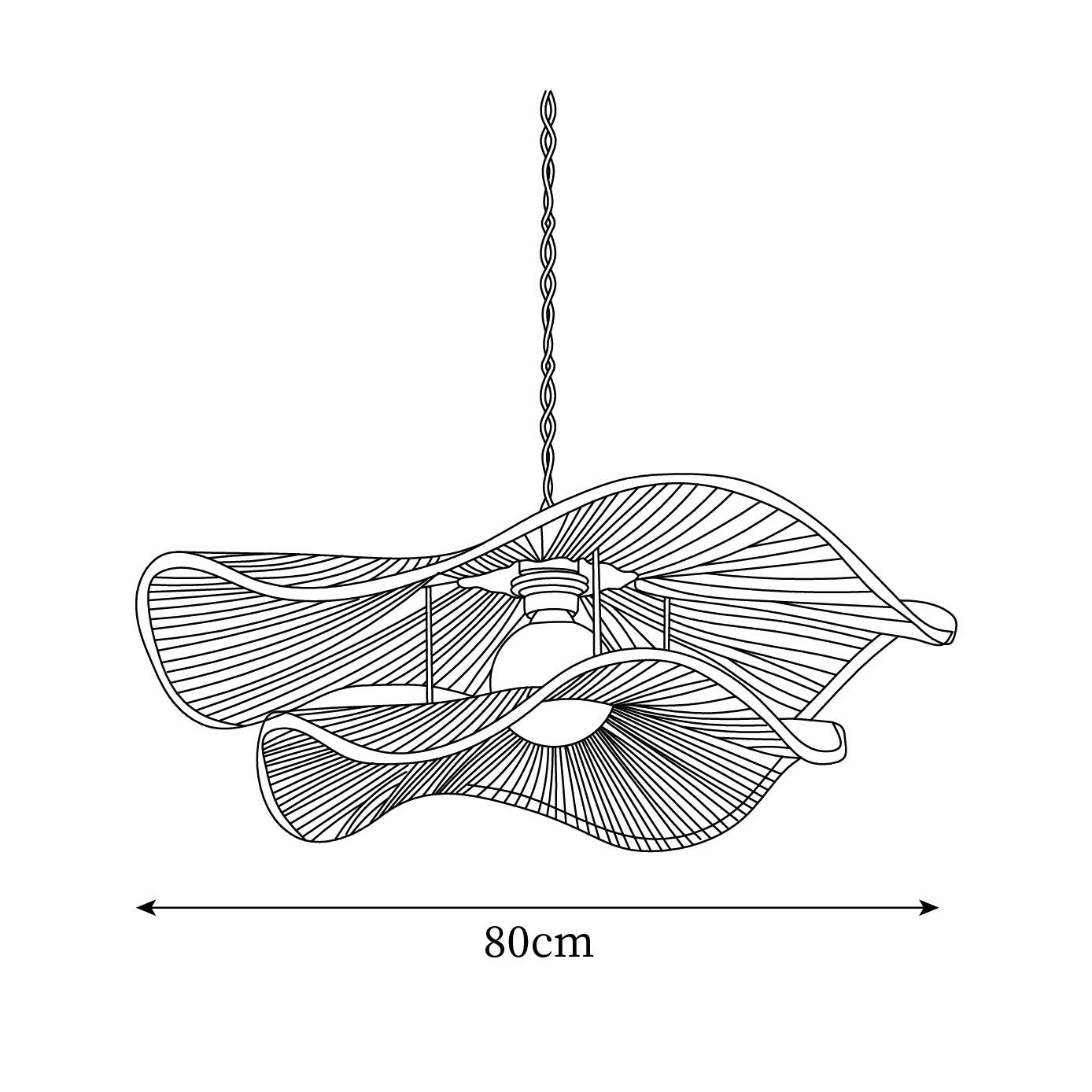 Ondra Suspension Vague Rattan
