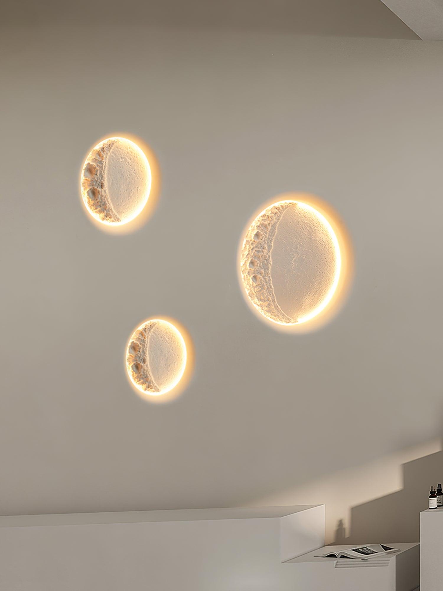 Lustra Applique Murale Plâtre Lune