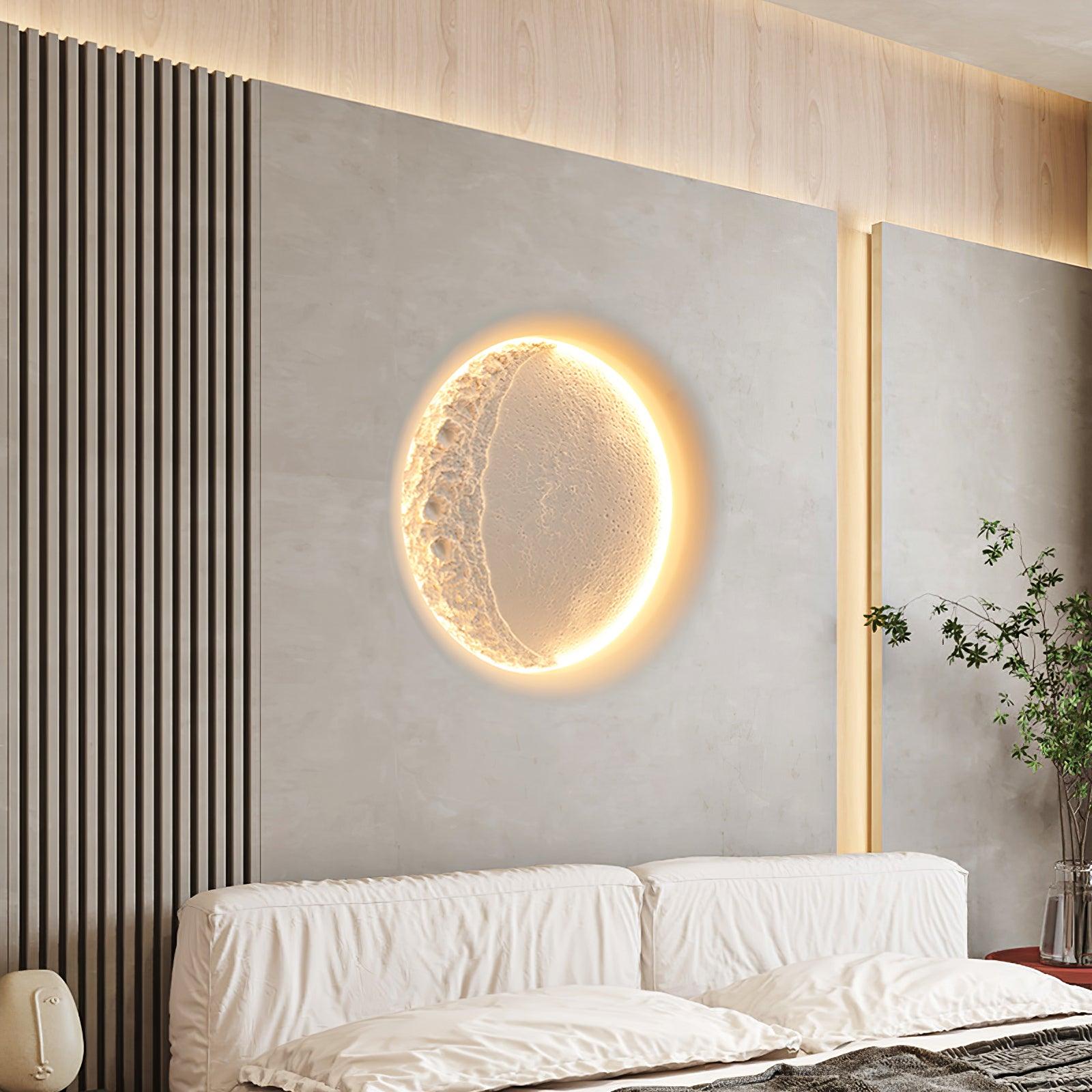 Lustra Applique Murale Plâtre Lune