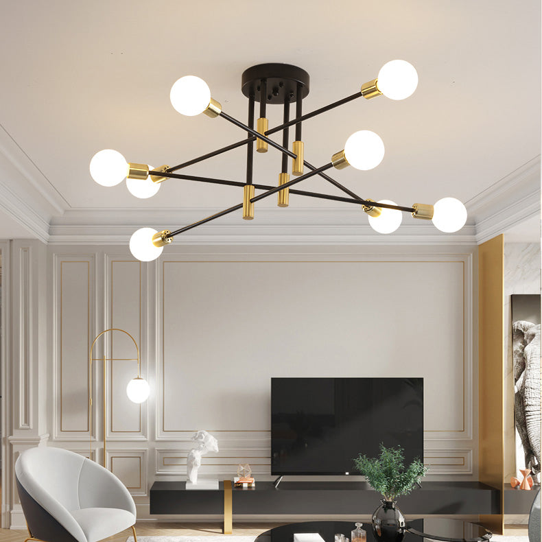 Lindsy Lustre Métal Design Moderne. Plusieurs Ampoules