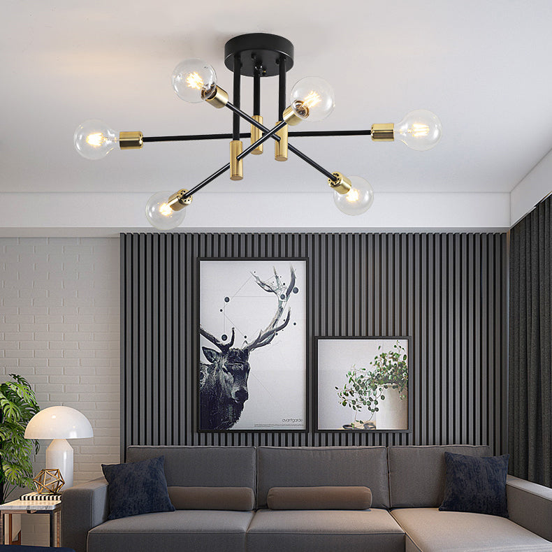 Lindsy Lustre Métal Design Moderne. Plusieurs Ampoules