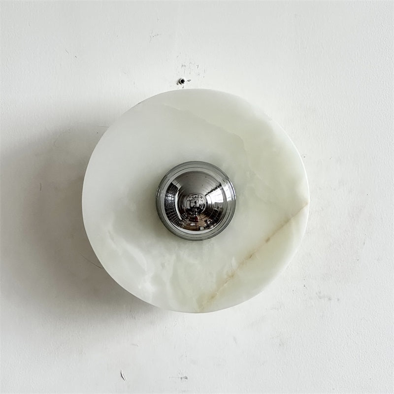 Arsole Applique Murale Ronde en Jade et Métal Moderne Minimaliste