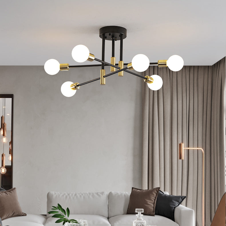 Lindsy Lustre Métal Design Moderne. Plusieurs Ampoules