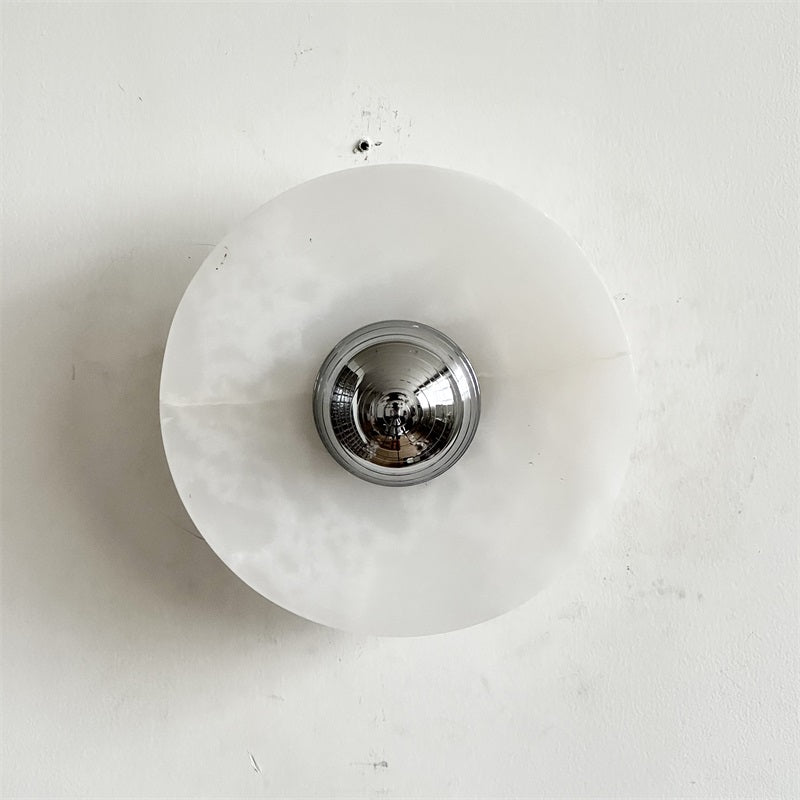 Arsole Applique Murale Ronde en Jade et Métal Moderne Minimaliste