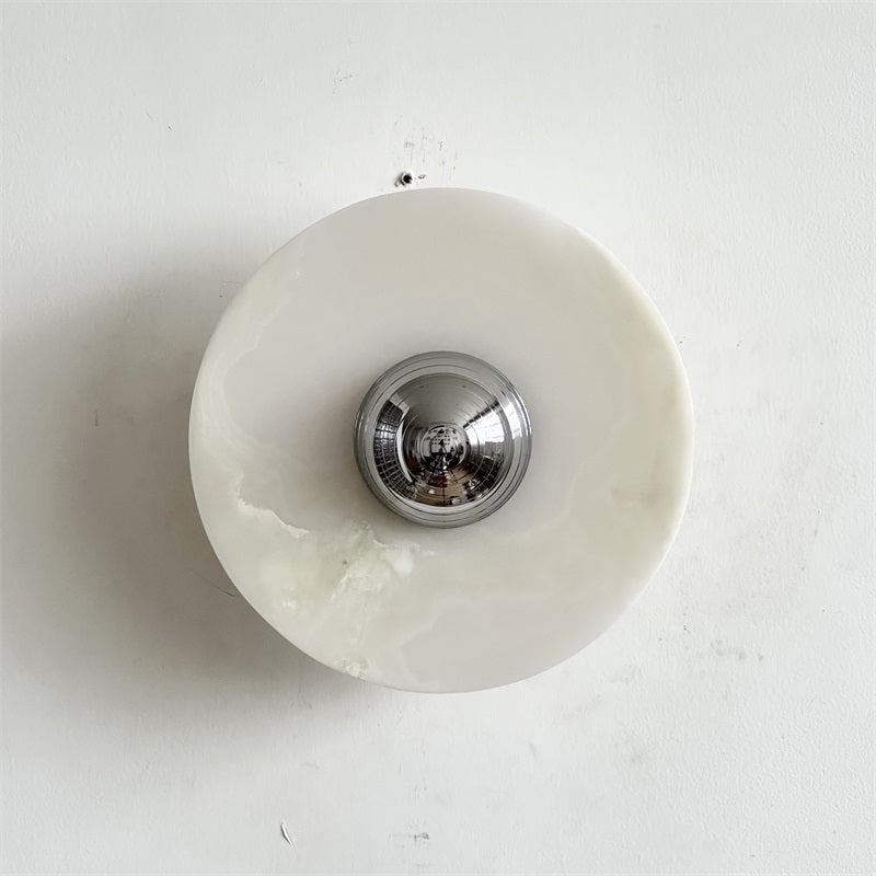 Arsole Applique Murale Ronde en Jade et Métal Moderne Minimaliste
