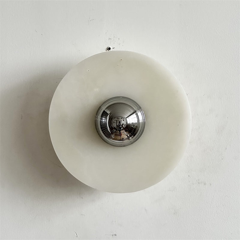 Arsole Applique Murale Ronde en Jade et Métal Moderne Minimaliste