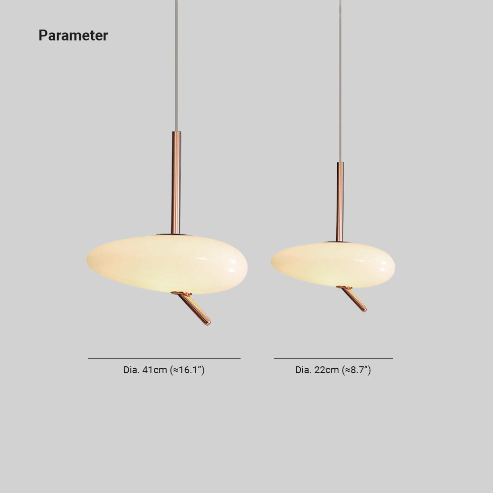 Oneli Suspension Galet Doré Rosé