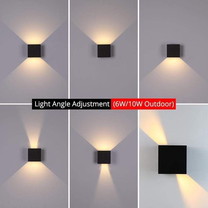 Nexu Applique Murale Carrrée Minimaliste  Intérieur/Extérieur